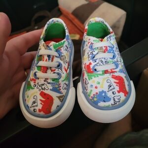 Dinosaur Print Kids Sneakers